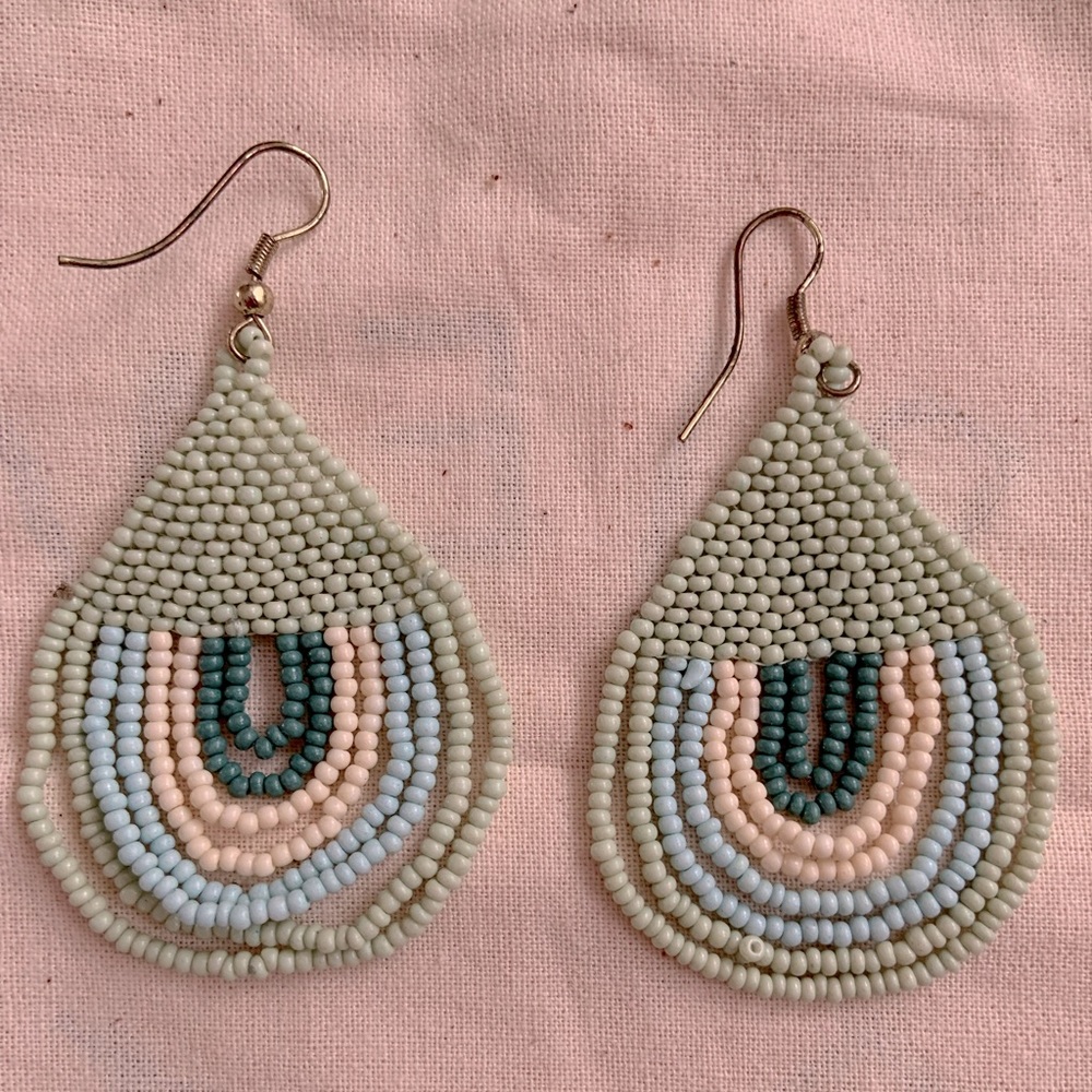 Ink+Alloy beaded earrings